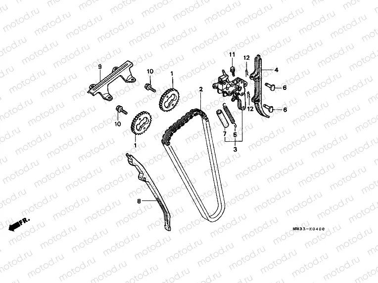 E-4 TIMING CHAIN