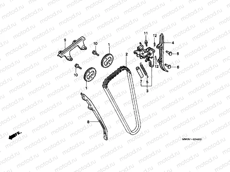 E-4 TIMING CHAIN