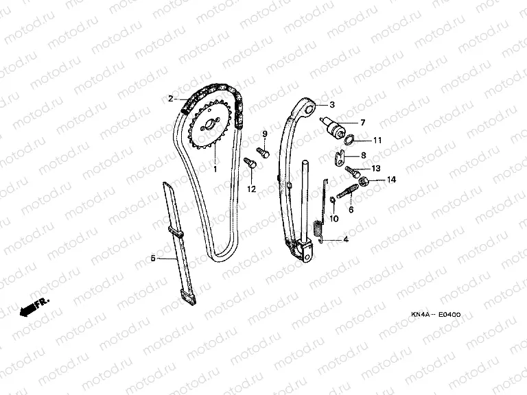 E-4 TIMING CHAIN
