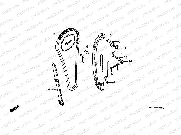 E-4 TIMING CHAIN