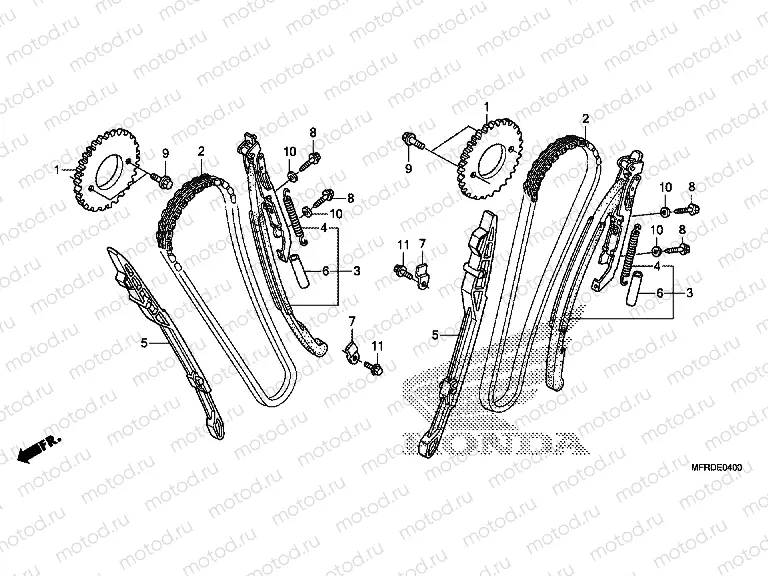 E-4 TIMING CHAIN ​​/ TENSIONER