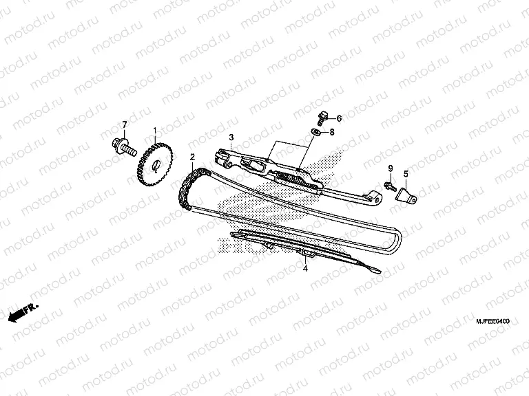 E-4 TIMING CHAIN ​​/ TENSIONER