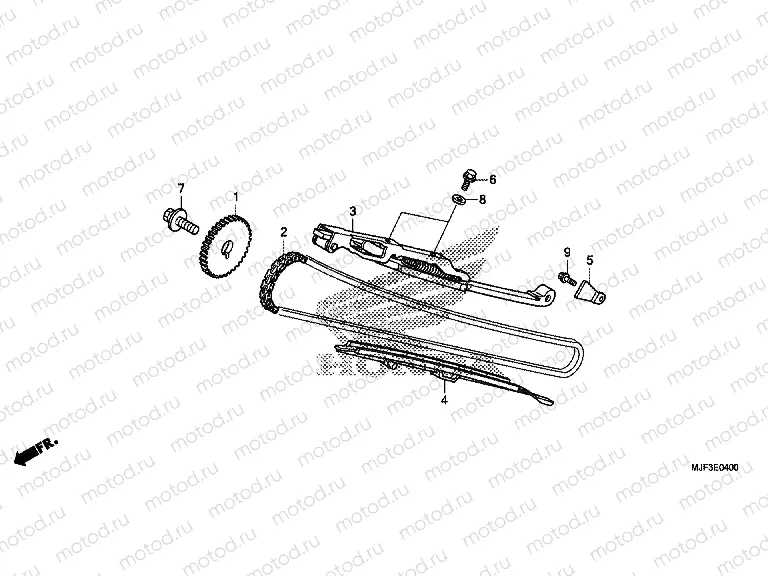 E-4 TIMING CHAIN ​​/ TENSIONER