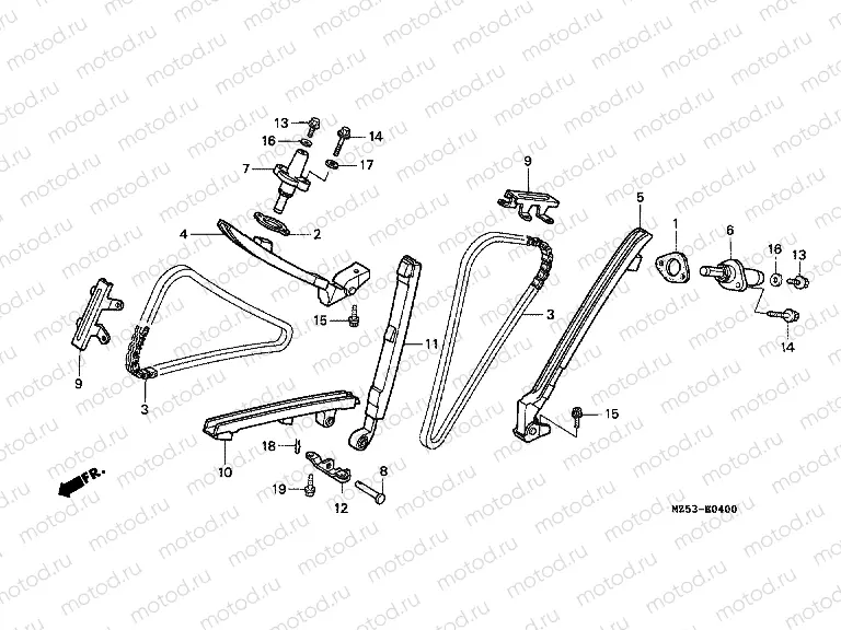 E-4 TIMING CHAIN ​​/ TENSIONER