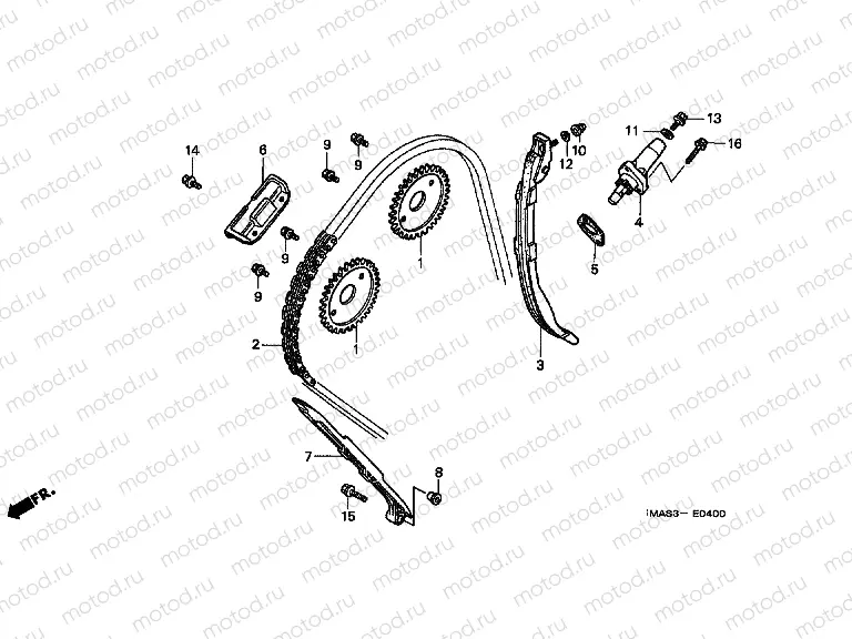 E-4 TIMING CHAIN ​​/ TENSIONER