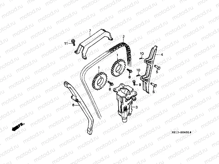 E-4 TIMING CHAIN ​​/ TENSIONER