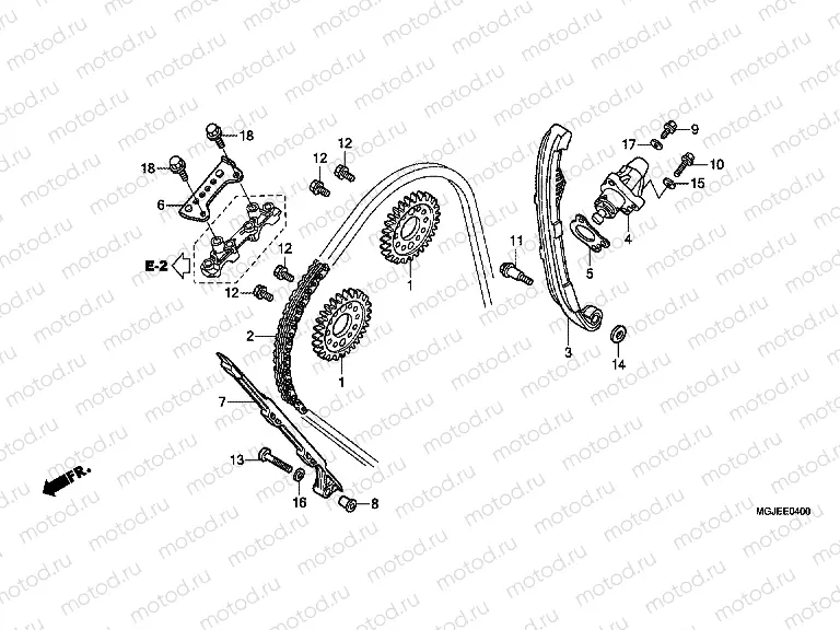 E-4 TIMING CHAIN ​​/ TENSIONER
