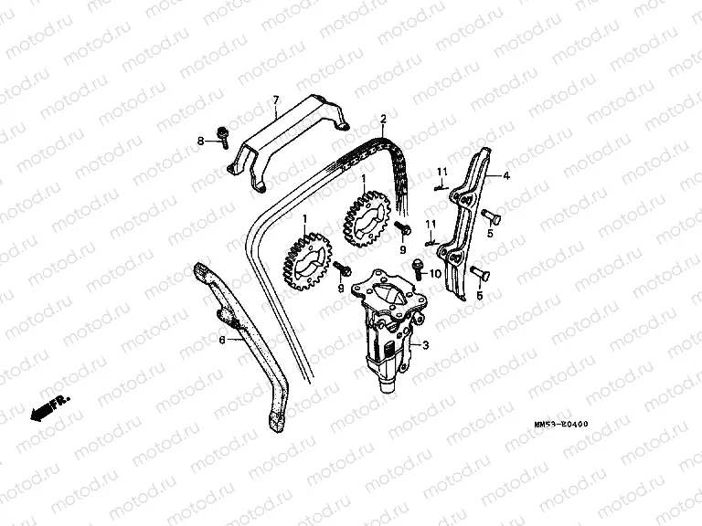 E-4 TIMING CHAIN ​​/ TENSIONER