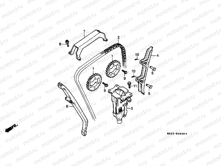 E-4 TIMING CHAIN ​​/ TENSIONER