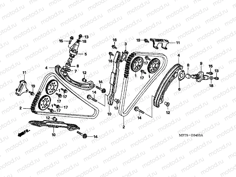 E-4 TIMING CHAIN ​​/ TENSIONER