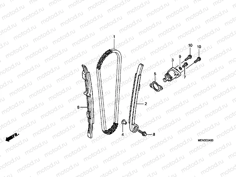 E-4 TIMING CHAIN ​​/ TENSIONER