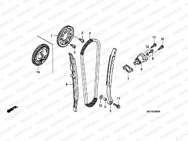 E-4 TIMING CHAIN ​​/ TENSIONER