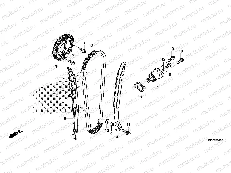E-4 TIMING CHAIN ​​/ TENSIONER