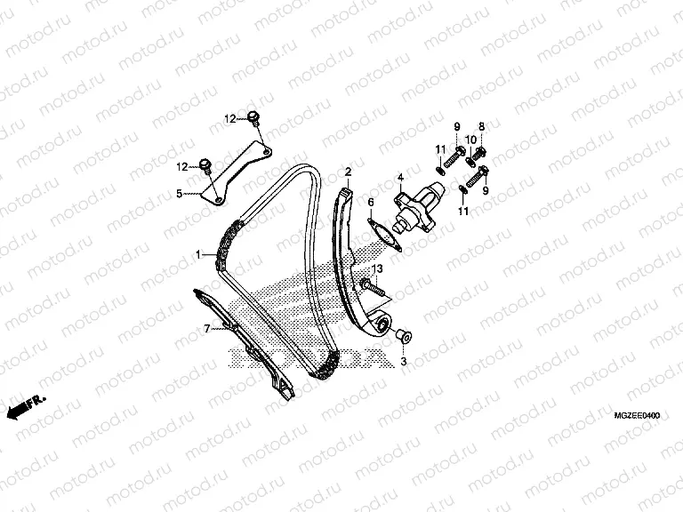 E-4 TIMING CHAIN ​​/ TENSIONER