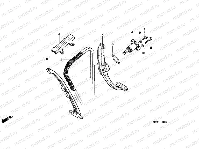 E-4 TIMING CHAIN ​​/ TENSIONER