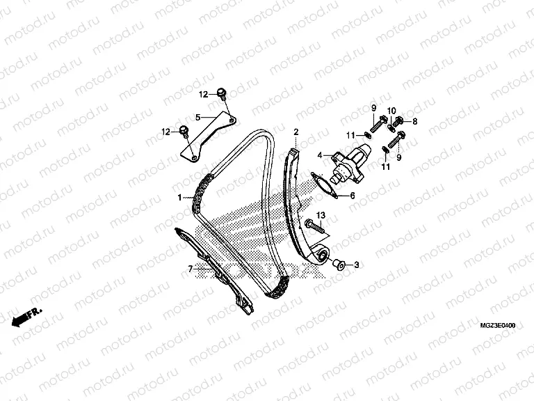 E-4 TIMING CHAIN ​​/ TENSIONER