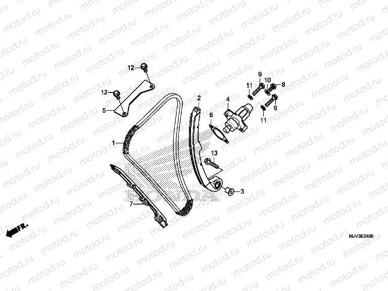 E-4 TIMING CHAIN ​​/ TENSIONER