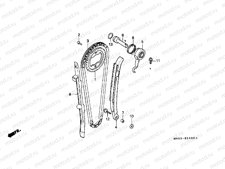 E-4 TIMING CHAIN ​​/ TENSIONER
