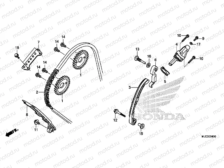 E-4 TIMING CHAIN ​​/ TENSIONER