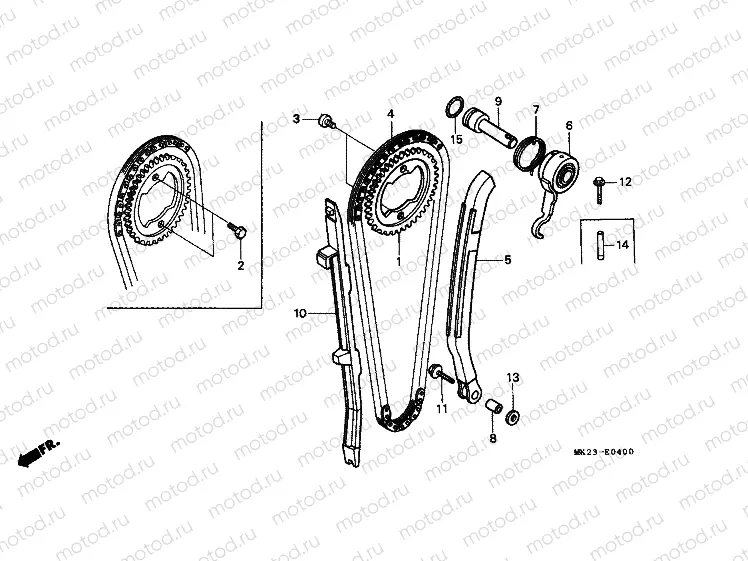 E-4 TIMING CHAIN ​​/ TENSIONER