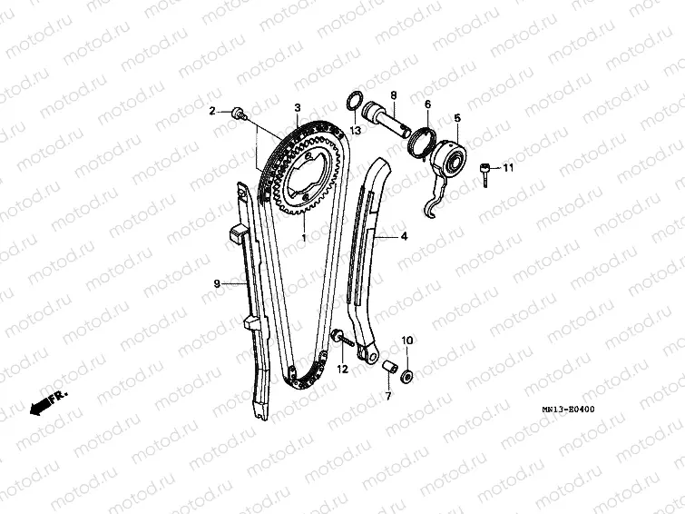 E-4 TIMING CHAIN ​​/ TENSIONER