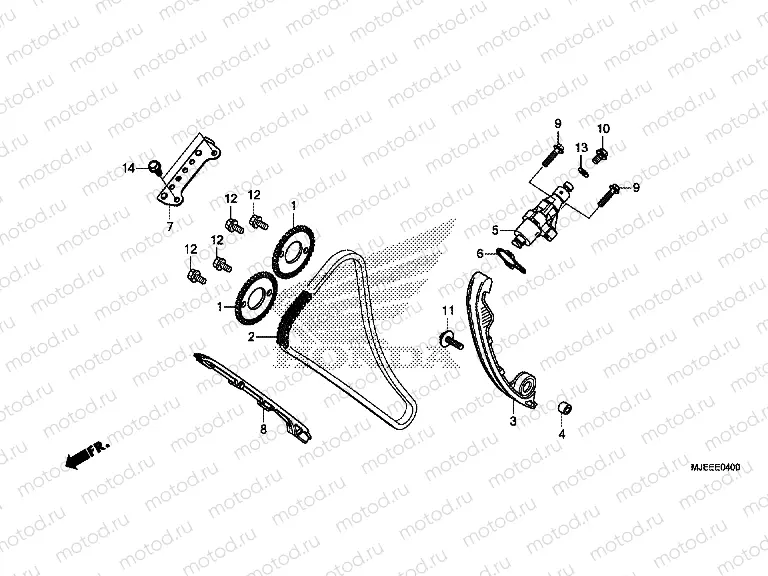 E-4 TIMING CHAIN ​​/ TENSIONER