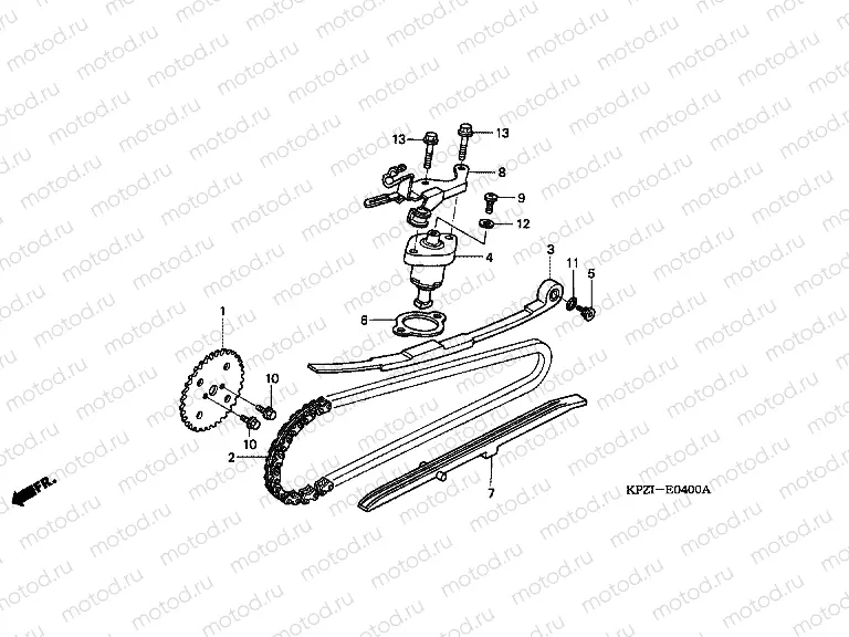 E-4 TIMING CHAIN ​​/ TENSIONER