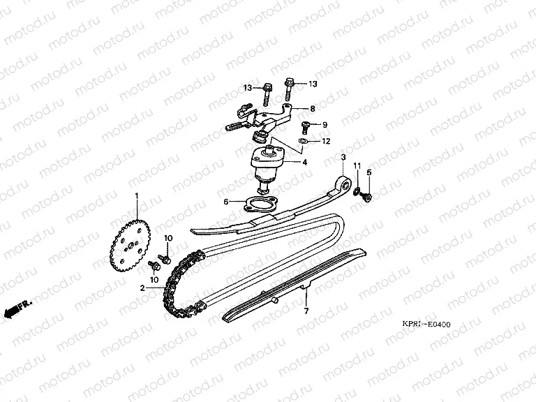 E-4 TIMING CHAIN ​​/ TENSIONER