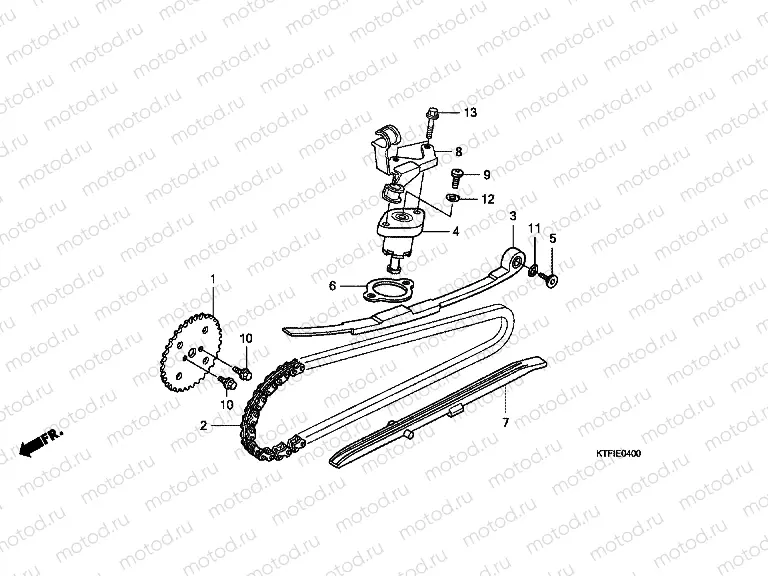 E-4 TIMING CHAIN ​​/ TENSIONER