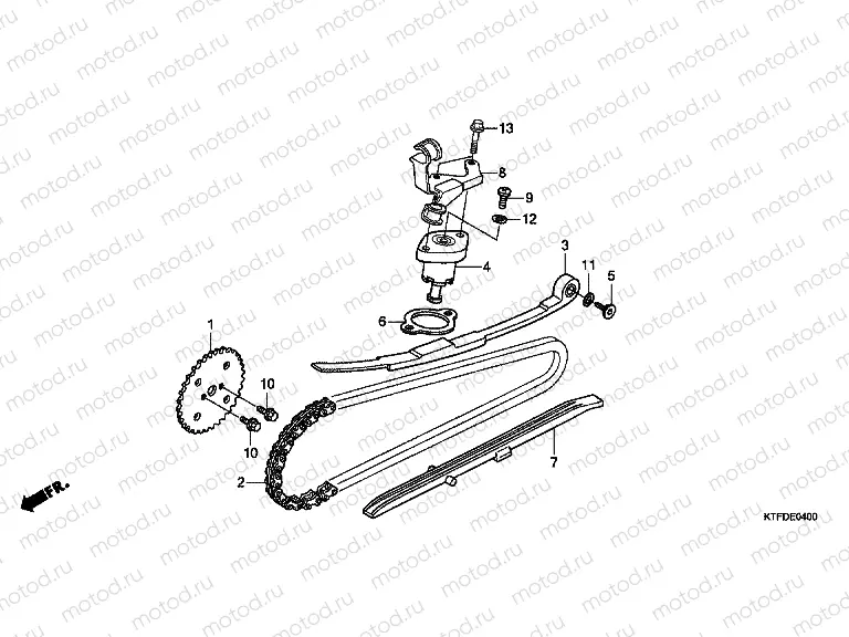 E-4 TIMING CHAIN ​​/ TENSIONER