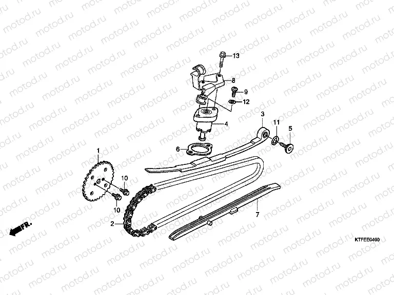 E-4 TIMING CHAIN ​​/ TENSIONER