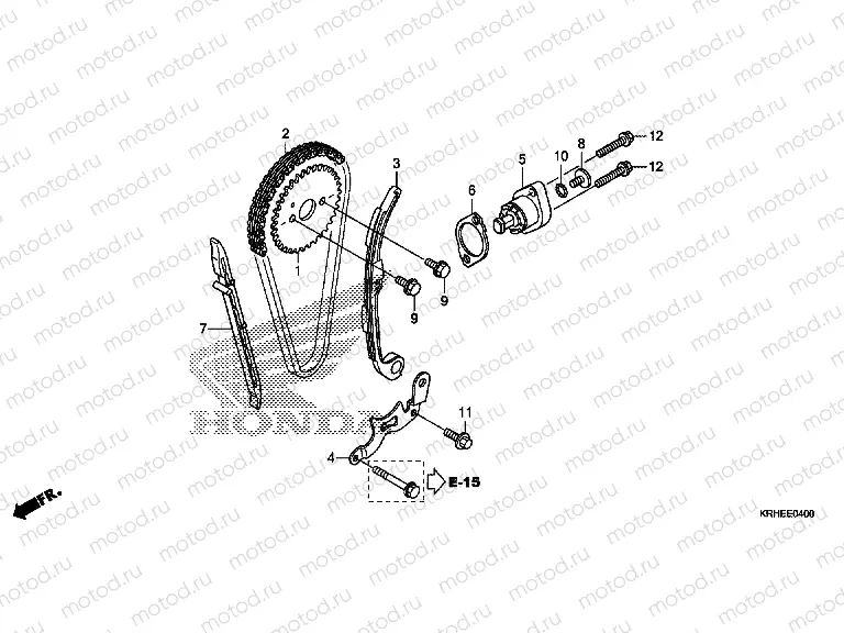 E-4 TIMING CHAIN ​​/ TENSIONER