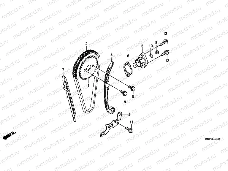 E-4 TIMING CHAIN ​​/ TENSIONER