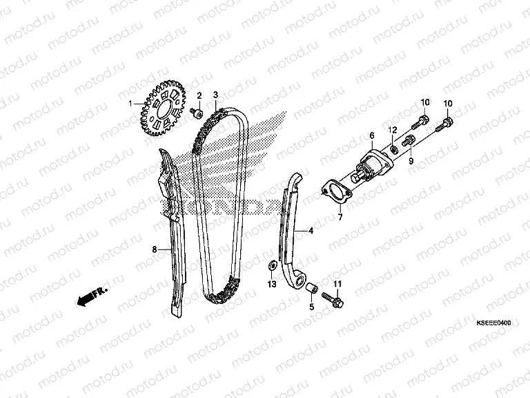 E-4 TIMING CHAIN ​​/ TENSIONER