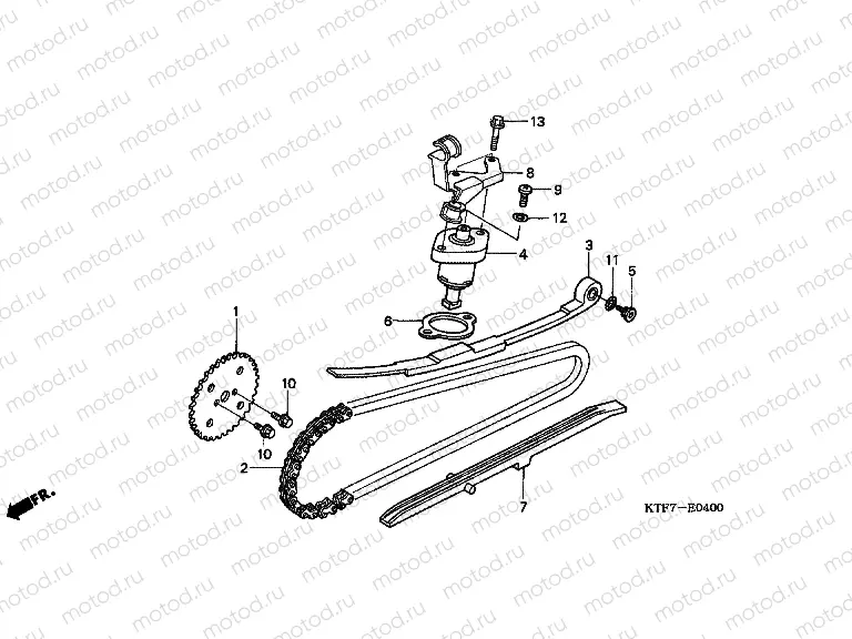 E-4 TIMING CHAIN ​​/ TENSIONER