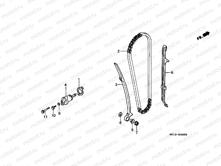 E-4 TIMING CHAIN ​​/ TENSIONER