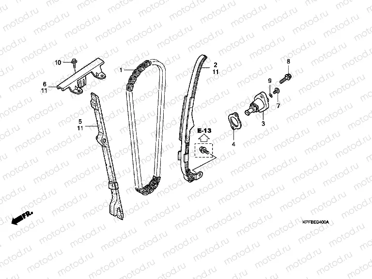 E-4 TIMING CHAIN ​​/ TENSIONER