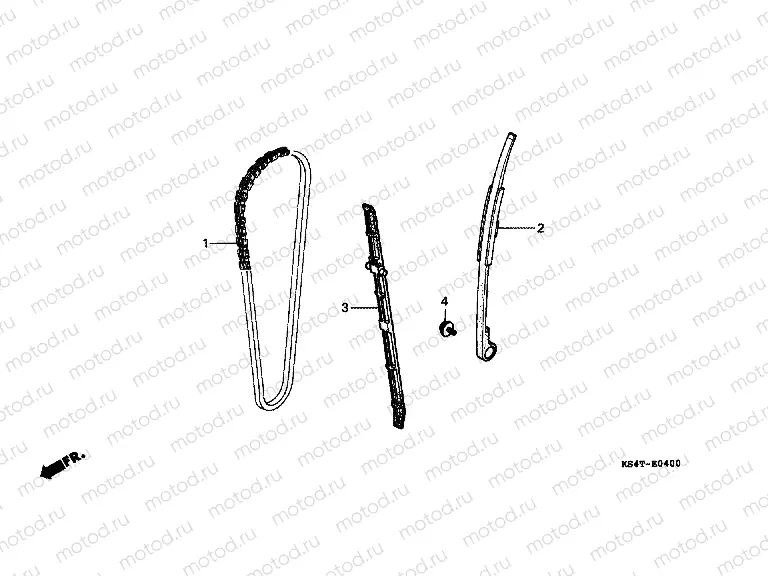 E-4 TIMING CHAIN ​​/ TENSIONER