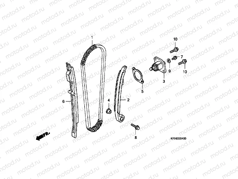 E-4 TIMING CHAIN ​​/ TENSIONER