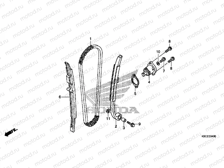 E-4 TIMING CHAIN ​​/ TENSIONER
