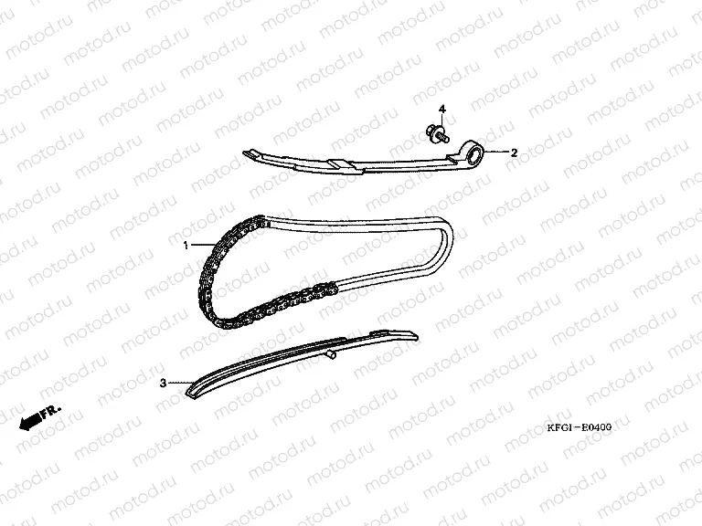 E-4 TIMING CHAIN ​​/ TENSIONER