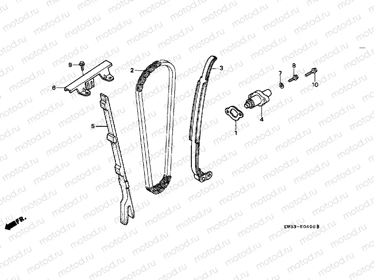 E-4 TIMING CHAIN ​​/ TENSIONER