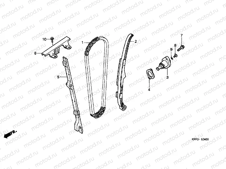 E-4 TIMING CHAIN ​​/ TENSIONER