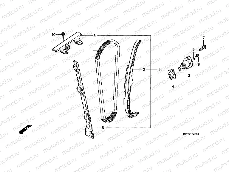 E-4 TIMING CHAIN ​​/ TENSIONER