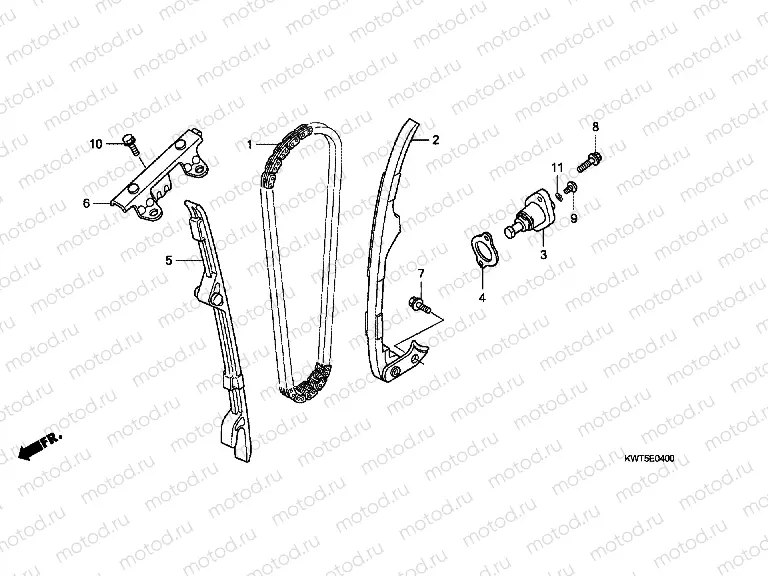 E-4 TIMING CHAIN ​​/ TENSIONER