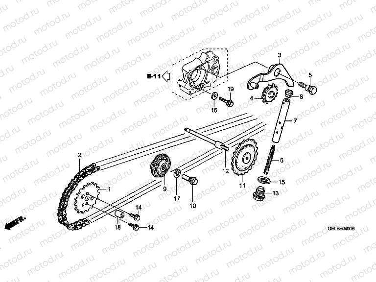 E-4 TIMING CHAIN ​​/ TENSIONER
