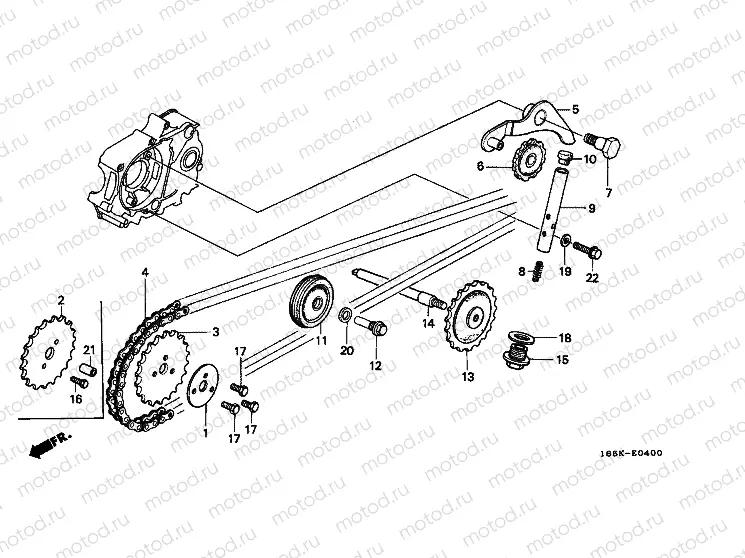 E-4 TIMING CHAIN ​​/ TENSIONER