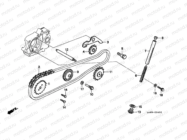 E-4 TIMING CHAIN ​​/ TENSIONER