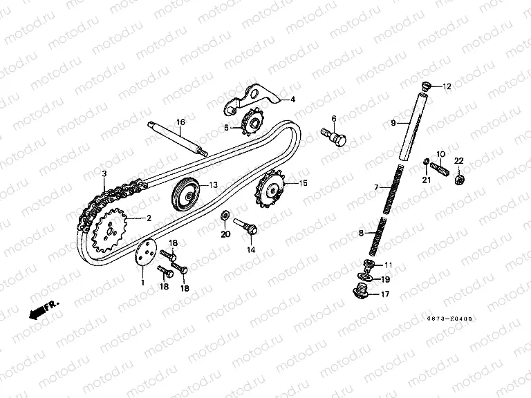E-4 TIMING CHAIN ​​/ TENSIONER