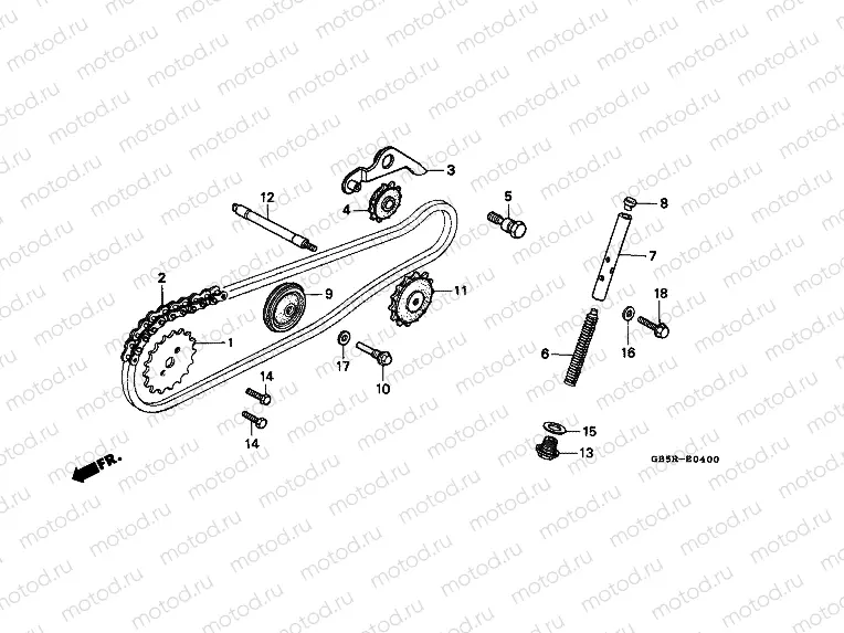 E-4 TIMING CHAIN ​​/ TENSIONER